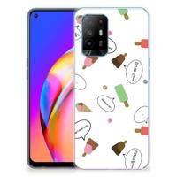 OPPO A94 5G | Reno5 Z | Siliconen Case | IJsjes