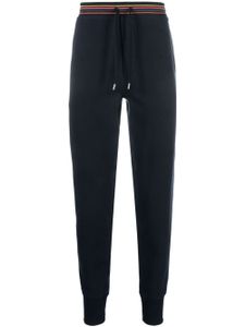 Paul Smith pantalon de jogging à bords contrastants - Bleu