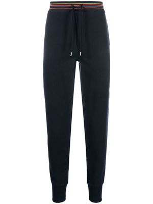 Paul Smith pantalon de jogging à bords rayés - Bleu