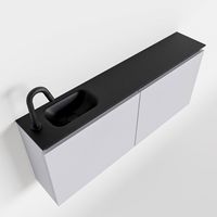 Toiletmeubel Mondiaz Ture | 120 cm | Meubelkleur Cale | Eden wastafel Urban Links | 1 kraangat