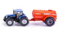 Siku tractor met vacuum tanker enkelassi