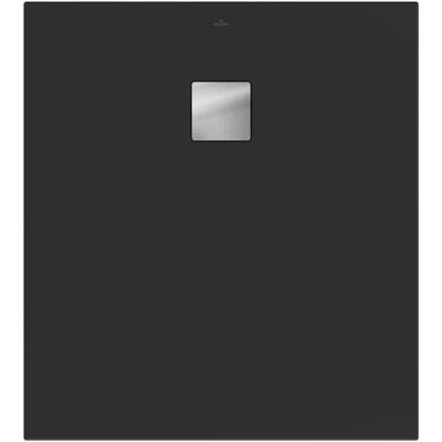 Villeroy & Boch Excello douchevloer - 100x90cm - polyurethaan/acryl Anthracite uda1090exc2v-1s