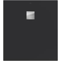 Villeroy & Boch Excello douchevloer - 100x90cm - polyurethaan/acryl Anthracite uda1090exc2v-1s
