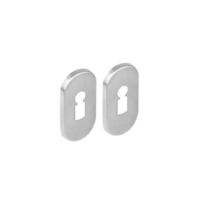 Intersteel Set van 2 sleutelrozettenTira ovaal RVS 4mm - 0035.341886