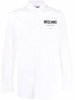 Moschino chemise à logo imprimé - Blanc