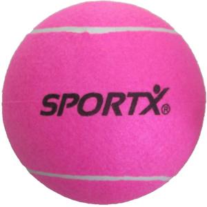 Sportx Jumbo Tennisbal - XXL - roze - 22 cm - speelgoed