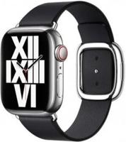 Apple Leather Band Modern Buckle Apple Watch Medium 38mm / 40mm / 41mm - Ink - Maat M