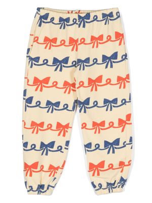 Bobo Choses pantalon à nœud imprimé - Jaune