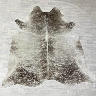Koeienhuid bruin wit brindle 225x200cm M/L