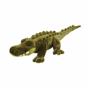 Ravensden Pluche krokodil - liggende krokodil knuffel - 60 cm - wilde dieren