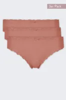 3-pack dames Jazzpant - Kant - 2.0 - 36 | Dames slip - Onderbroek - Ondergoed - 36 - Onderbroek - Ondergoed - 36 - Onderbroek - Ondergoed - 36 - - thumbnail