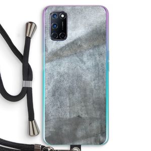 Grey Stone: Oppo A92 Transparant Hoesje met koord