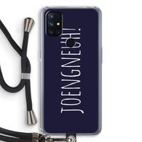 Joengneuh!: OnePlus Nord N10 5G Transparant Hoesje met koord