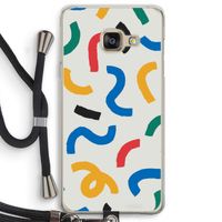 Illustratieve pop 2: Samsung Galaxy A3 (2016) Transparant Hoesje met koord