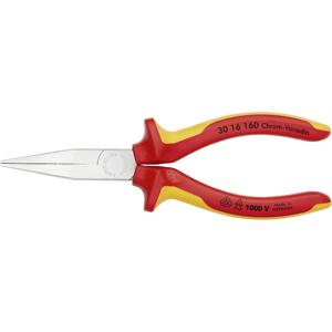 Knipex 30 16 160 Platte tang VDE Recht Chroom-vanadium elektrostaal 160 mm
