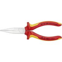 Knipex 30 16 160 Platte tang VDE Recht Chroom-vanadium elektrostaal 160 mm