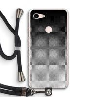 Musketon Halftone: Pixel 3 XL Transparant Hoesje met koord