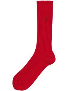 AMI Paris chaussettes Ami de Cœur - Rouge