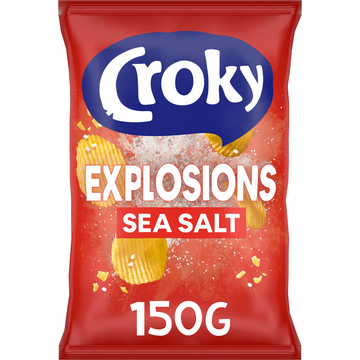 Croky Chips Explosions Sea Salt 150g bij Jumbo