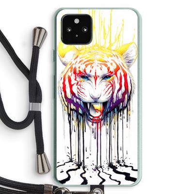 Fading: Pixel 5a 5G Transparant Hoesje met koord