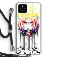 Fading: Pixel 5a 5G Transparant Hoesje met koord