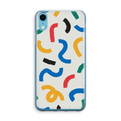 Illustratieve pop 2: iPhone XR Transparant Hoesje