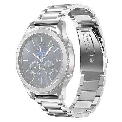 Roestvrijstalen polshorloge band voor Samsung Gear S3 22mm (zilver)