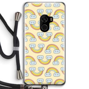 Regenboog: Xiaomi Mi Mix 2 Transparant Hoesje met koord