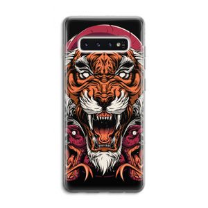 Tiger and Rattlesnakes: Samsung Galaxy S10 4G Transparant Hoesje