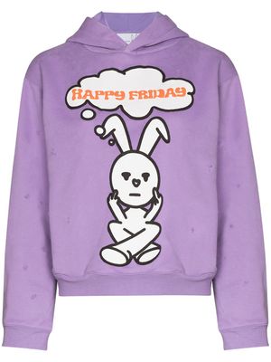 Natasha Zinko hoodie à effet usé - Tons neutres