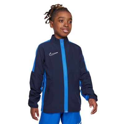 Nike Dri-FIT Academy 23 Trainingsjack Full-Zip Woven Kids Donkerblauw Blauw Wit