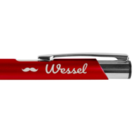 Viva Pens - Tess - Balpen graveren - Rechts (Oranje/rood)