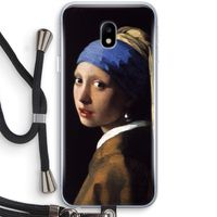 The Pearl Earring: Samsung Galaxy J3 (2017) Transparant Hoesje met koord