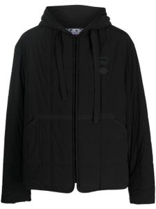 Off-White veste matelassée à patch logo - Noir