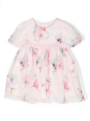Patachou robe à fleurs - Rose