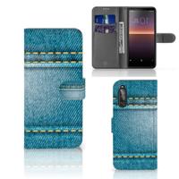 Sony Xperia 10 II | Wallet Case | met Pasjes | Jeans