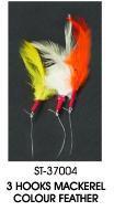 Fish Makreel Paternoster 3 Hooks Colour feather Fish Makreel Paternoster 3 Hooks Colour feather