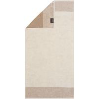 Cawö Cawö Two-Tone Handdoek 50x100 natur Cawö Cawö Two-Tone Handdoek 50x100 natur