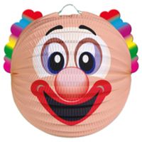 Feest Lampion clown 20 cm   -