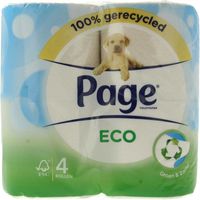 Page Groen & zacht toiletpapier (4 Rol) Page Groen & zacht toiletpapier (4 Rol)