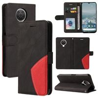 Bi-Color Series Nokia G10/G20 Wallet Case - Zwart