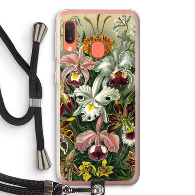 Haeckel Orchidae: Samsung Galaxy A20e Transparant Hoesje met koord