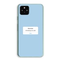 Reminder: Google Pixel 5a 5G Transparant Hoesje
