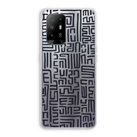 Moroccan Print: Oppo A95 5G Transparant Hoesje