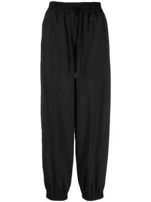 Moncler pantalon de jogging à lien de resserrage - Noir