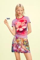 Bloemen T-shirt - RED - M