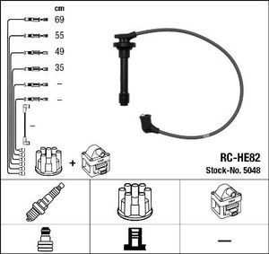Bougiekabelset RCHE82