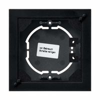 GIRA opbouwbak mat zwart 0219005 voor huisautomatising lage uitvoering