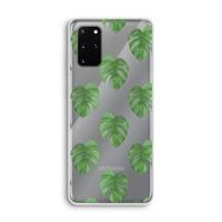 Monstera leaves: Samsung Galaxy S20 Plus Transparant Hoesje