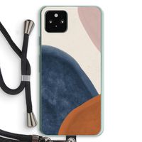 Geo #1: Pixel 5a 5G Transparant Hoesje met koord